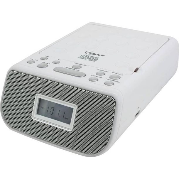 Radio FM Budzik Odtwarzacz CD MP3 Soundmaster URD860WE Drzemka USB Drzemka