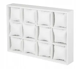 ekspozytor-tacka-na-zegarki-bransoletki-12-poduszek-biala