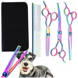 nozyczki-fryzjerskie-groomerskie-psa-kota-zestaw