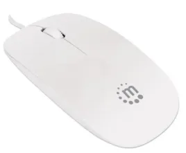 mysz-usb-manhattan-superslim-1000dpi-biala
