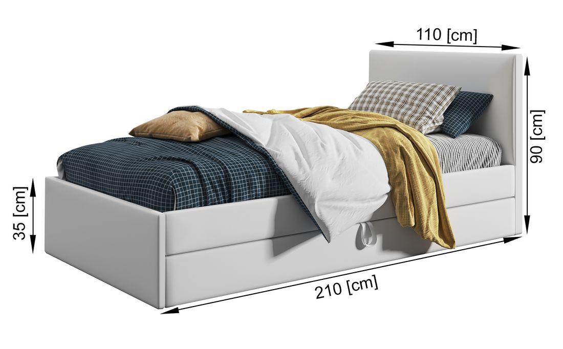 lozko-mlodziezowe-100x200-basic-luka-jasny-szary-szuflada-stan-nowy