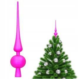 czubek-na-choinke-285-cm-szpic-rozowy-mat-nietlukacy-ozdoby-choinkowe-czub