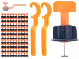 system-poziomowania-plytek-wielokrotnego-uzytku-100-szt-uchwyty-2-klucze