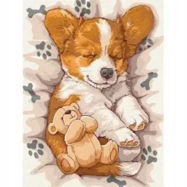 malowanie-po-numerach-ideyka-30x40-cm-spiacy-corgi