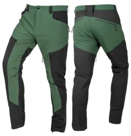 spodnie-robocze-outdoor-4-way-stretch-zielone-szare-rozmiar-xl