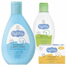 bebble-zestaw-pielegnacyjny-dla-niemowlat-szampon-mydlo-olejek