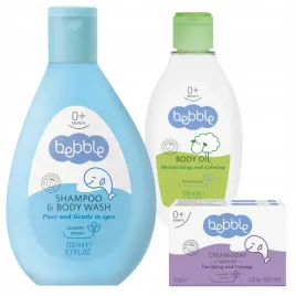 bebble-zestaw-kosmetykow-dla-niemowlat-szampon-olejek-mydlo-w-kostce