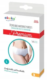 majtki-poporodowe-jednorazowe-figi-akuku-l-5-sztuk-biale-premium-flizelina