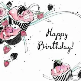 karnet-swarovski-kwadrat-cl2504-urodziny-rozowe-babeczki