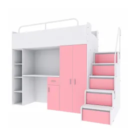 lozko-pietrowe-elen4-mlodziezowe-schody-z-szufladami-biurko-i-regal-rozo