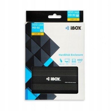 Obudowa IBOX HD-02 ZEW. 2,5" USB 3.0 IEU3F02 (2.5"; USB 3.0; Aluminium ...