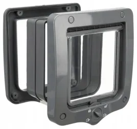 drzwi-klapka-kota-psa-z-tunelem-trixie-4-way-szare