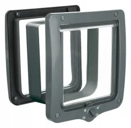 trixie-drzwiczki-drzwi-4-way-xl-tunelem-kota-szary