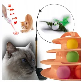 zabawki-interaktywne-dla-kota-wieza-pileczki-wedka-ptaszek-laser