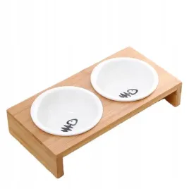 miska-dla-kota-psa-podwojna-drewniana-metalowa