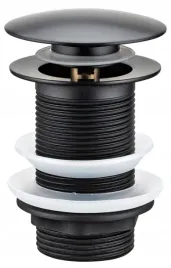 korek-umywalkowy-klik-klak-bez-przelewu-czarny-mat-mosiezny-automatyczny