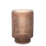 wazon-szklana-tuba-ozdobiona-brazowa-wys-18cm