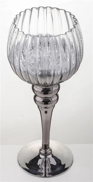 szklany-kielich-swiecznik-ozdobny-swieca-tealight-stan-nowy