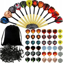 rzutki-dart-zestaw-12-rzutek-lotek-do-darta-lotki-100-grotow-42-piorka