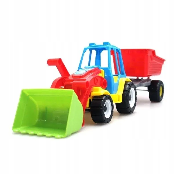 traktor-z-ladowarka-i-przyczepa-model-138-waga-z-opakowaniem-0-3-kg