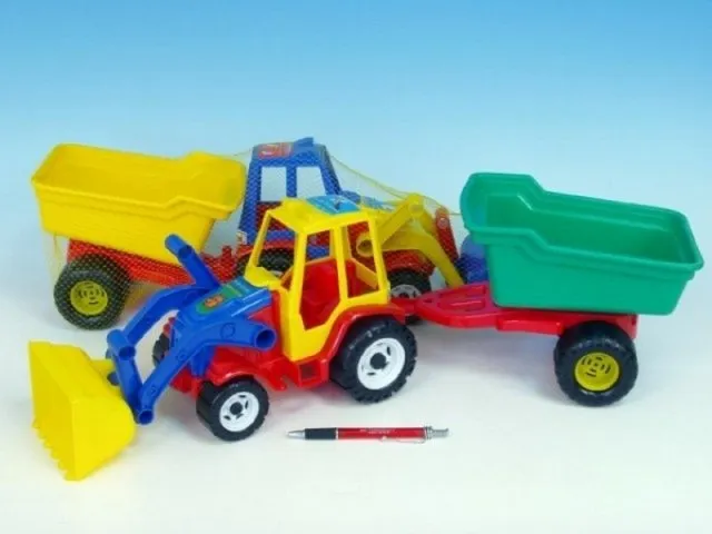 traktor-z-ladowarka-i-przyczepa-model-138-model-traktor-z-ladowarka