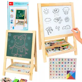 tablica-drewniana-dwustronna-magnetyczna-marker-kreda-literki-cyfry-gabka