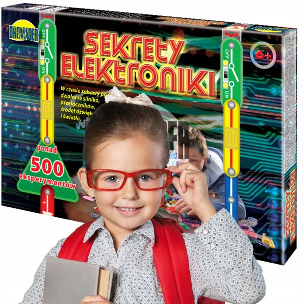 Zdjęcia - Kreatywność i rękodzieło Dromader SEKRETY ELEKTRONIKI -518 komb. 