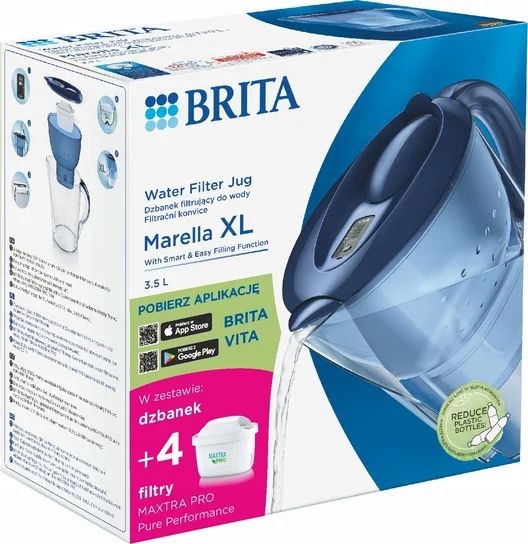 ﻿Dzbanek filtrujący Brita Marella XL 4 wkłady