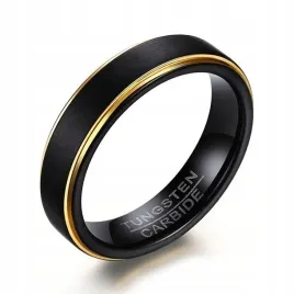 czarna-zlota-obraczka-sygnet-pierscien-pierscionek-5mm-wolfram-r22