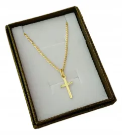 lancuszek-zloty-pelny-krzyzyk-55-cm-pr-585