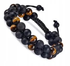 bransoletka-meska-koraliki-tygrysie-oko-lawa-agat