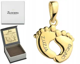 zlota-zawieszka-stopki-pod-grawer-dla-mamy-zloto-585-prezent-wisiorek