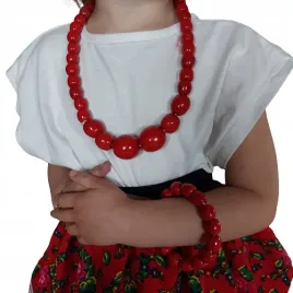korale-goralskie-drewniane-czerwone-bransoletka-kolo-gospodyn-wiejskich