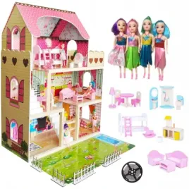 duzy-drewniany-domek-dla-lalek-meble-lalki-led
