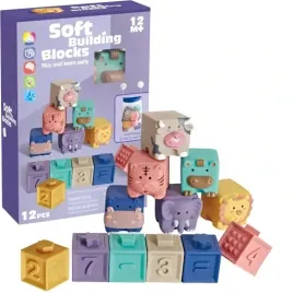 edukacyjne-kolorowe-miekkie-klocki-sensoryczne-zwierzatka-zestaw-12-szt