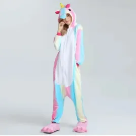 onesie-kigurumi-ciepla-pizama-jednoczesciowa-tecza-jednorozec-kombinezon-l