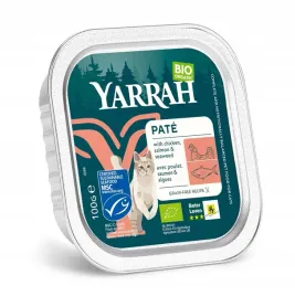 dla-kota-pasztet-z-lososia-z-algami-morskimi-bio-100-g-yarrah