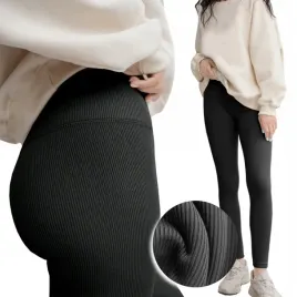 legginsy-z-wysokim-stanem-prazkowane-modelujace-bawelna-kryjace-908-l-xl