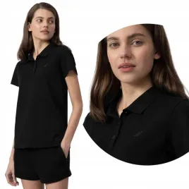 koszulka-damska-4f-polo-t-shirt-polowka-bawelniana-oddychajaca-ss24f132