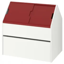 ikea-vitbjorn-szafka-z-szuflada-bialy-czerwony-80x55x78-cm