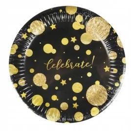 talerze-papierowe-glam-party-czarne-8szt