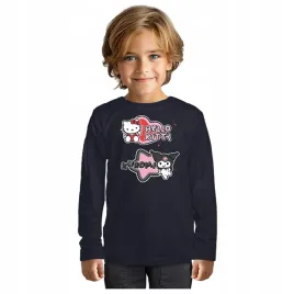bluzka-dziecieca-koszulka-t-shirt-dlugi-rekaw-hello-kitty-kuromi-146-152