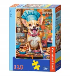 puzzle-dla-dzieci-120-elementow-ukladanka-gotujacy-pies-kucharz