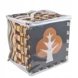 mata-edukacyjna-piankowa-puzzle-kojec-brazowa-143-x-143-cm-36-elementow