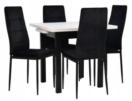 stol-rozkladany-80x80-110cm-4-krzesla-tapicerowane-welurowe