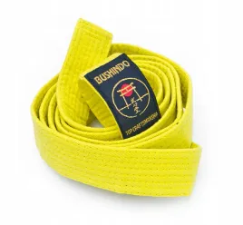 pas-do-kimona-260-cm-zolty-bushindo-judo-karate-aikido-wzmacniany