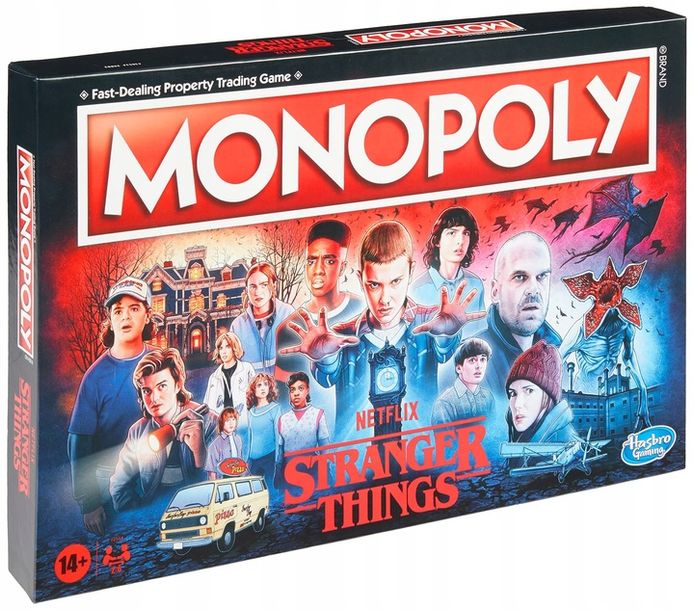 Zdjęcia - Gra planszowa Hasbro Monopoly Stranger Things Wersja Polska Edycja Kolekcjonerska 