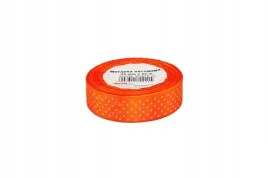 wstazka-satynowa-w-kropki-pomaranczowa-25mmx22m