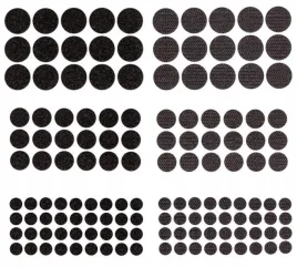 rzepy-samoprzylepne-okragle-czarne-69szt-mix