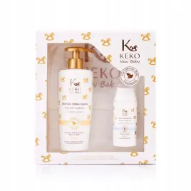 zestaw-keko-new-baby-towel-1pc-cr-soap-500ml-b-balm-100ml
